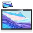 CWOWDEFU Tablet 10 Pollici 32 GB (512GB Espandibili) Android Tablets con Cover Custodia con Supporto per Tablet, Nero