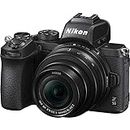 Nikon Z50 Mirrorless Optical Zoom Camera with Z DX 16-50mm f/3.5-6.3 VR Lens with Additional Battery (Black)
