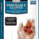 Daily Chef Disposable Gloves 500 Count Box Adult Unisex Size Food Handling Safe