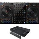 Pioneer DJ DDJ-FLX10 4-deck DJ Controller with Black Flight Case
