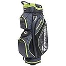 TaylorMade Golf 2018 Pro Cart 6.0 Cart Bag Mens Trolley Bag 14 Way Divider Charcoal/Black/Green