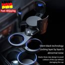 4-in-1 Car Cup Holder with Compass Automobile Cup Organizer Interior Accessories