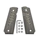 BESTWEST 1911 G10 Grips, Full Size (Government/Commander) - Ambi Safety Cut - OPS Texture Desert Green