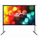 Elite Screens YardMaster2 Portable Folding Frame Projection Screen in White | 78.2 H x 92.3 W in | Wayfair OMS100H2