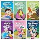 Story Book for Kids - First Reader (Illustrated) (Set of 6 Books) - Phonic stories - Bedtime Stories - 2 Years to 6 Years Old - Read Aloud to Infants, Toddlers