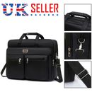 15.6/17 inch Laptop Bag Waterproof Notebook Shoulder Bag Business Briefcase UK