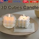 3D Bubble Cubes Candle Soy Waxs Aromatherapy Handmade Scented Candle Hand Poured
