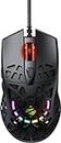 Zebronics Zeb-PHOBOS PRO 6-Button High Performance Wired Gaming with 10000 DPI Sensor, 70g Ultra Lightweight, 1000Hz Polling Rate, RGB Lights, Advanced Windows Software, Braided Cable