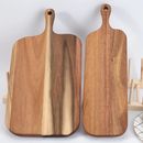 2 Piece Chopping Board Set Wooden Small Medium Large Food Cutting Bamboo Boards