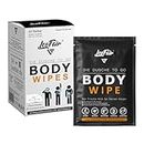 Leofair Body Wipes Einmalwaschlappen - Feuchte Waschlappen für Reisen, Camping, Festival, Outdoor & Unterwegs - 10 Große XXL Feuchttücher - einzeln verpackt