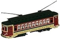 Bachmann Trains Trains Brill Trolley - Christmas - N Scale (61085), Prototypical Colors