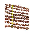 Copper Bali Beads, Solid Copper Beads, Copper Spacer Beads, Oxidized copper Bead
