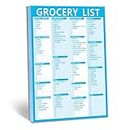 90 Pages Grocery Shopping Weekly Planner List Note Pad with Magnet Mountings (6" x 9")