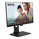 BenQ GW2480T 24 Inch 1080p Eye Care LED IPS Monitor, Anti-Glare, HDMI, Height Adjustable - Black