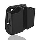 Double Magazine Pouch, 9mm .40 .45 .357 Double Stack Mag Holder Dual Stack Mag Holster with 1.5''-2.5'' Belt Clip for Glock Sig sauer S&W Beretta Browning Taurus H&K Most Pistol Mags