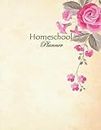 HOMESCHOOL PLANNER: Lesson Planner for Homeschooling | Simple and Undated Homeschool Logbook, Planner and Organizer