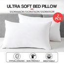 2 Pack Hotel Quality Bed Pillows Ultra Soft  Super Bounce  Extra Filled Bamboo