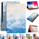 For Samsung Galaxy Tab S6Lite S7 S8 S9 FE Plus Tablet Painted Leather Case Cover