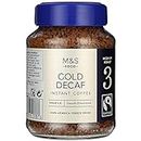 M&S Gold Decaf Instant Coffee medium roast 3, 100g