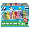Orchard Toys Number Street Jigsaw Puzzle, 20-Piece 1-20 Educational Puzzle, Perfect for Kids Age 2-5, Educational Toy