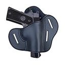 OWB Gun Leather Holsters for Pistol : Glock 19 17 26 - Taurus G2C G3C G3 - Sig Sauer - S&W M&P Shield 9mm / 380 EZ - Ruger - Colt 1911 - Springfield ... for 3.1'' - 4.7'' Barrel - Right Hand