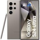 SAMSUNG Smartphone "Galaxy S24 Ultra 512GB" Mobiltelefone AI-Funktionen grau (titanium gray) Smartphone Android Bestseller