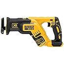 DEWALT 20V MAX* XR Reciprocating Saw, Compact, Tool Only (DCS367B) , Black