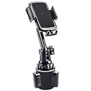 Car Cup Holder Phone Mount, Mikikin Cell Phone Holder Universal Adjustable Cup Holder Cradle Car Mount with Flexible Long Neck for iPhone 11 Pro/XR/XS Max/X/8/7 Plus/Samsung S10+/Note 9/S8 Plus/S7 Edg
