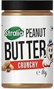 STRALIA Classic Crunchy Peanut Butter | Made by the Best Peanut Butter Expert | High Protein 25 g & Energy | Creamy |Zero Trans Fat | Zero Cholesterol | Vitamin B3 | Pet Jar Packing | For All,1 kg