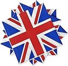 60 x Great Britain GB UK Union Jack Party Napkins Serviettes Tableware Party Supplies Sporting Events Pub BBQ Royal Theme 33cm x 33cm