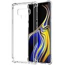 Vultic Clear Bumper Case for Samsung Galaxy Note 9, Shockproof [Reinforced Corners] TPU Crystal Lightweight Transparent Cover