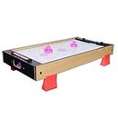 Glan Wooden Air Hockey Table Game Toy for Kids and Adults Tabletop Air Hockey Set with Pucks for Indoor Outdoor Game Pack of 1