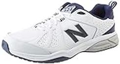 New Balance Men's 624 Cross Training Shoes, White/Navy, 11 US (X-Wide)