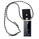 Cadorabo Mobile Phone Chain Compatible with LG V40 Protective Case TPU Silicone Case Necklace Design Slim Scratch-Resistant Cord Strap with Case All-Round Protection Case for LG V40 in Black