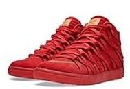 Nike Uomo KD VII NSW Lifestyle QS, Rosso, 41 EU
