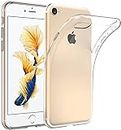 KP TECHNOLOGY, iPhone SE 2020 / iPhone 7 / iPhone 8 - Clear Case Ultra Thin Transparent Silicone Gel Cover for IPHONE SE 2020, IPHONE 7, IPHONE 8 (iPhone SE 2020, iPhone 7 / iPhone 8, Clear)