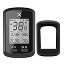 XOSS G+ Bike Computer Wireless, Bike Speedometer Bluetooth Ant+ Sensor Support, Bike Odometer IPX7 Waterproof 3 Satellites Positioning for All Cycling Bikes (with Free Black Cover)