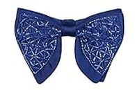 KRAWATTE Men’s Pre-Tied Designer Micro Silk Butterfly Bow Tie (DB-10)