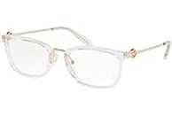 Michael Kors MK 4054 3105 Crystal Clear Eyeglasses Frame w/Demo lens-52mm, 52/20/140