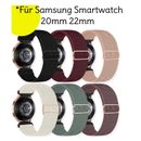 Nylon Armband Für Samsung Galaxy Watch 4/5/6 Classic 40mm ✅ 20mm 22mm elastisch