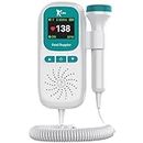 K-Life FD-102 Heartbeat Rate Detection Monitor for Moms with in-Built Speaker Fedal Doppler | Baby Heartbeat Check Device | Green