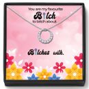Best Friend Necklace Friendship Gift Funny Thank You Novelty Birthday Chic Gifts