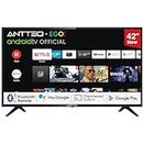 Antteq AG42F3 TV 42 Pulgadas(106cm) Smart TV,Andriod Televisores LED FHD 1080p,Dolby Audio,Google Assistance,Bluetooth DVB-C/S2/-T2,Google Play Store, Disney+/Netflix/Prime Video/Youtube,WiFi,2024