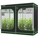 VIVOSUN S848 4x8 Grow Tent, 96"x48"x80" High Reflective Mylar with Observation Window and Floor Tray for Hydroponics Indoor Plant for VS4000/VSF4300