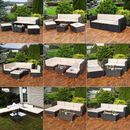 Set da giardino polyrattan sedute seduta salotto set da giardino mobili in rattan 