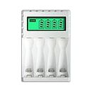 bairong Smart Intelligent LCD Display Battery Charger with 4 Slots for AA/AAA NiCd NiMh Rechargeable Batteries Nimh AA Charger