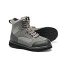 8 Fans Men's Fishing Hunting Wading Shoes,Anti-Slip Durable Rubber Sole Lightweight Wading Waders Boots