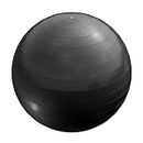 GORILLA SPORTS ® – Pelota de Gimnasia, Fitness Ball 55 cm – 75 cm, Negro