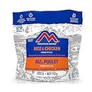 Mountain House Rice and Chicken Pouch| Freeze Dried Backpacking & Camping Food | Survival & Emergency Food | Gluten-Free | Entree Meal | Easy to Prepare | Delicious and Nutritious | Single Pouch