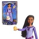 Mattel Disney's Wish Singing Asha of Rosas Fashion Doll & Star Figure, Posable with Removable Outfit, Sings “This Wish” in English, HPX26